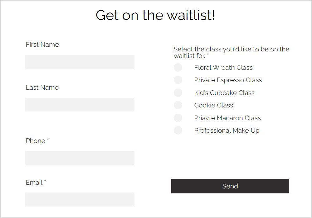 Waitlist